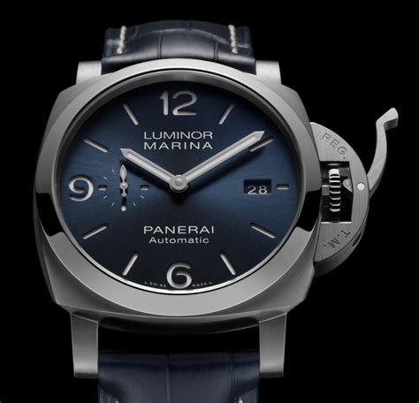 panerai blue luminor|panerai luminor for sale.